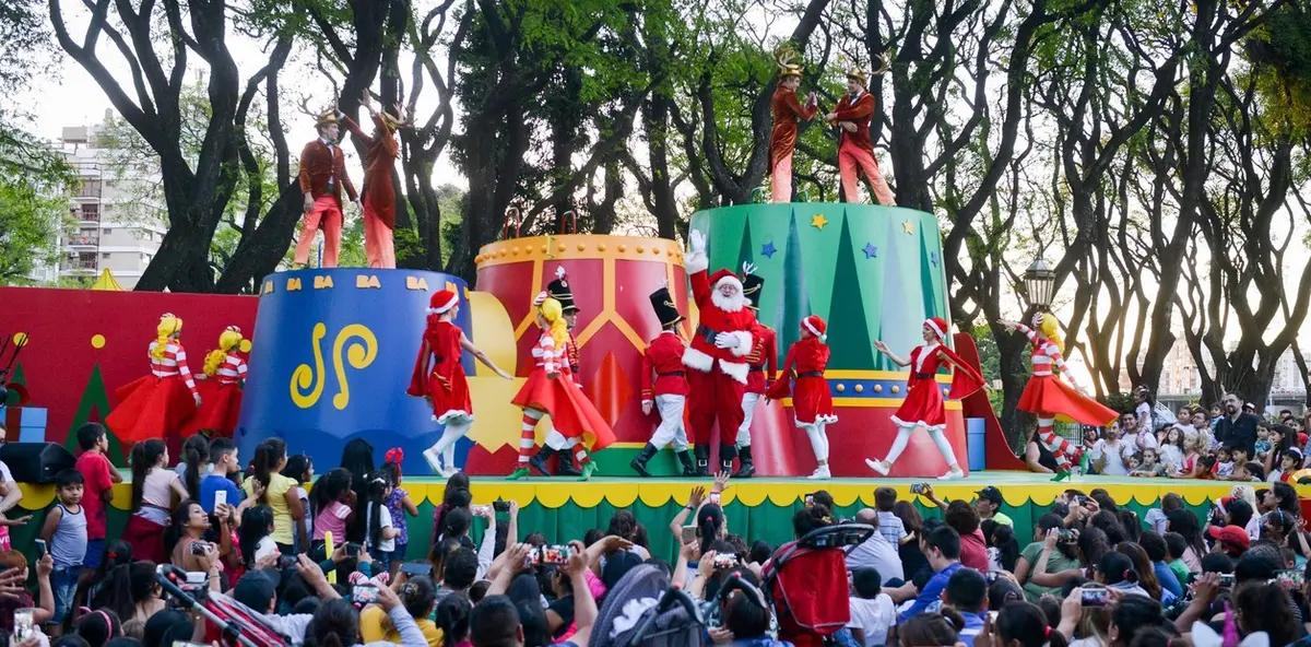 Gran escenario del Parque de Navidad